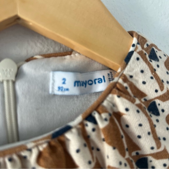 MAYORAL | AOP Dalmatian Print Dress | 2T - Picture 3 of 4